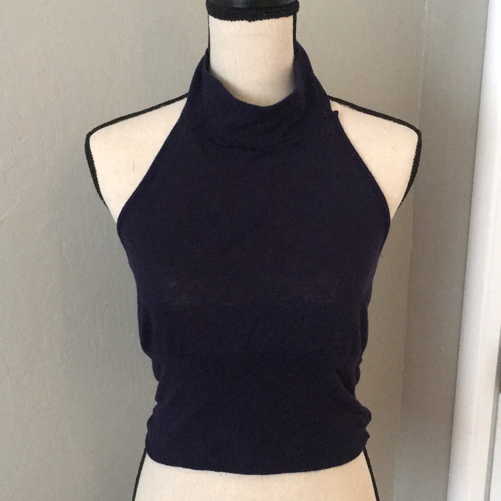 Navy blue Halter by Bizzarro Made in Italy